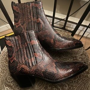 ASH snakeskin boots